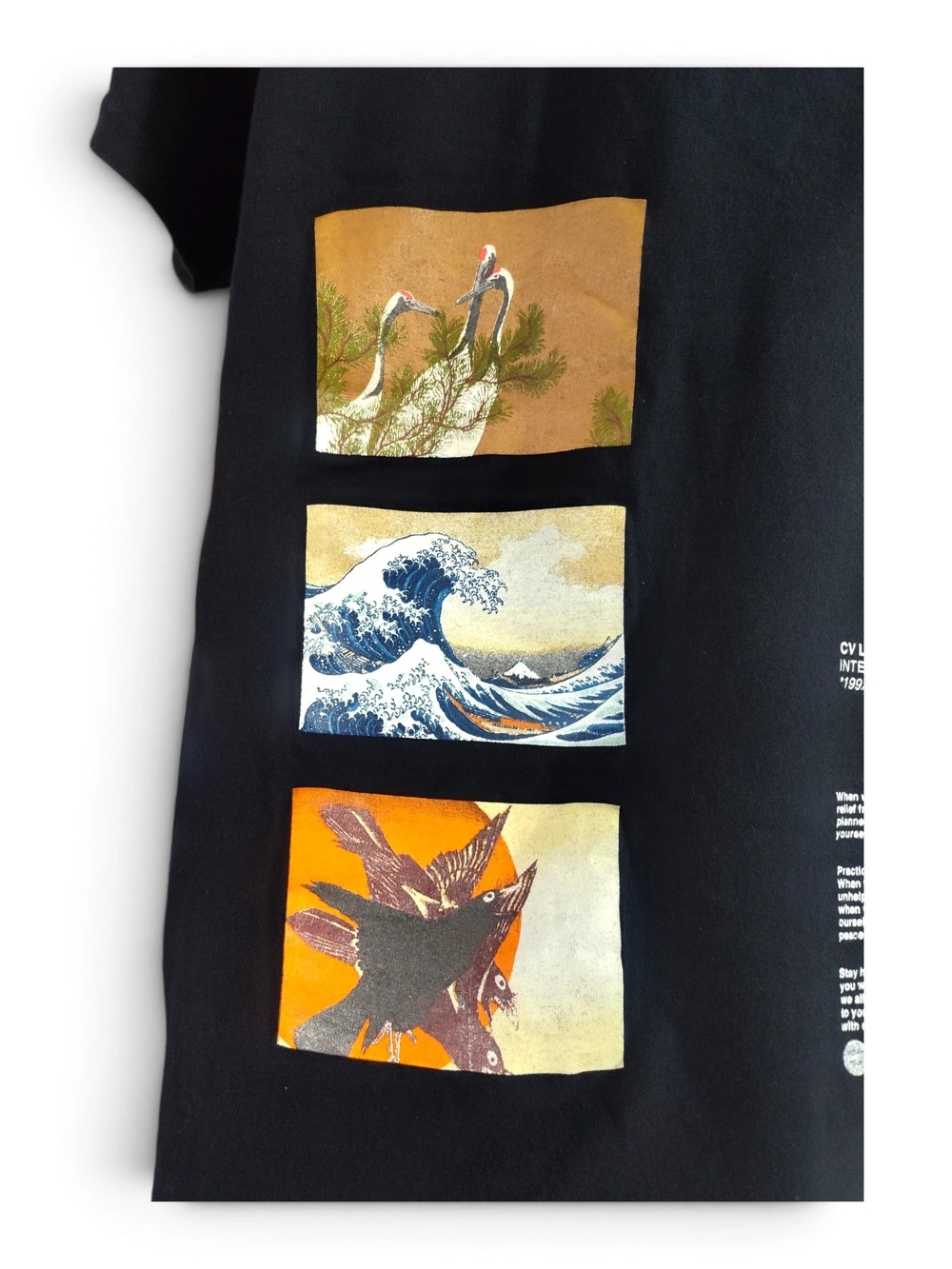CVLA Black Graphic Tee Mens Size Medium - Picture 2 of 7